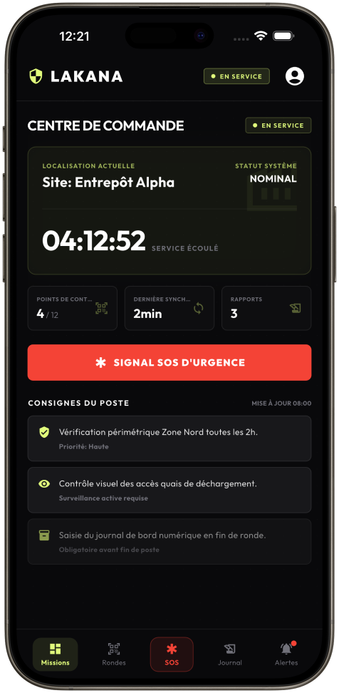 Lakana Agent Mobile App Interface